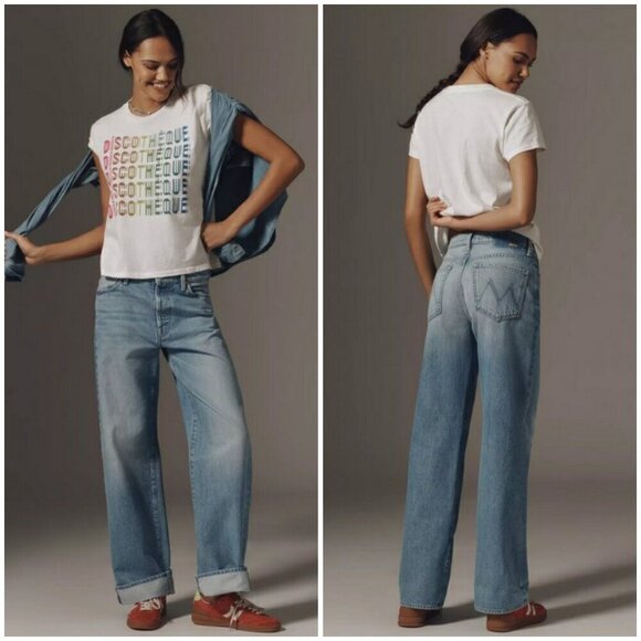 💕MOTHER SUPERIOR💕 The Dodger Button Hover Cuff Jeans ~ Funk N' Flair 29 NWOT - Picture 9 of 16